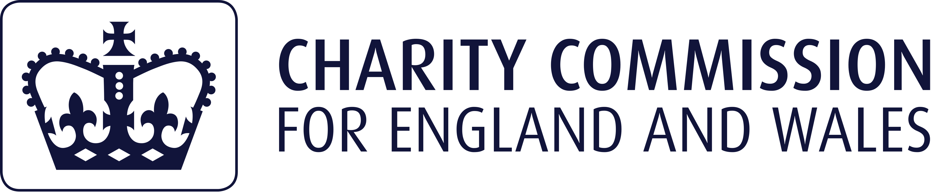 Badge for UK goverment charity commision for England and Wales
